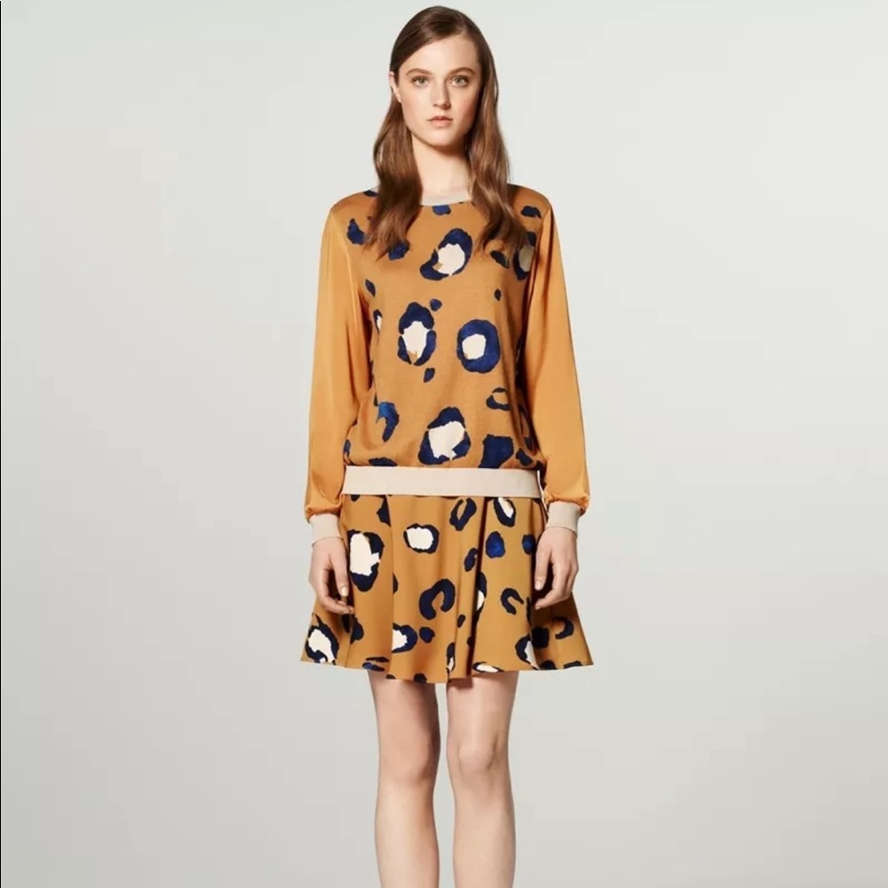 3.1 Phillip Lim Target Cheetah Leopard Print Skirt